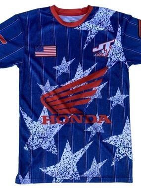 Honda x USA Motocross JT Racing Collab Jersey New NWOT Mens Small S Unique